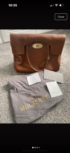 Mulberry brown leather tote - brown,