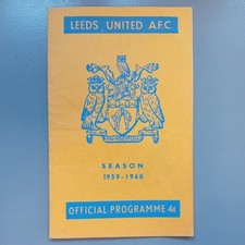 Leeds Utd v Tottenham (Spurs), December 1959 1st Division football Programme