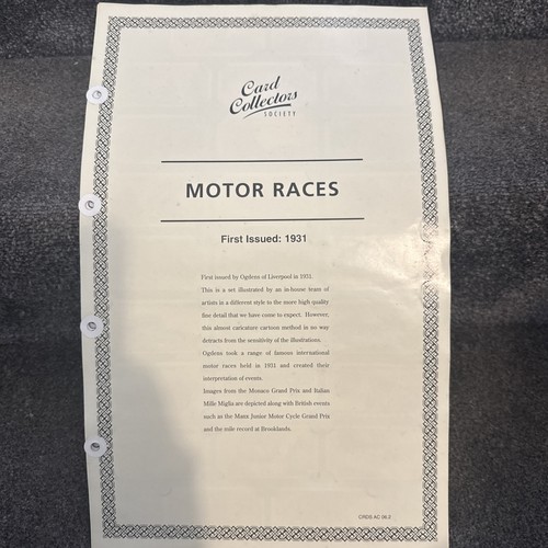 Ogdens motor races 1931 - motor,