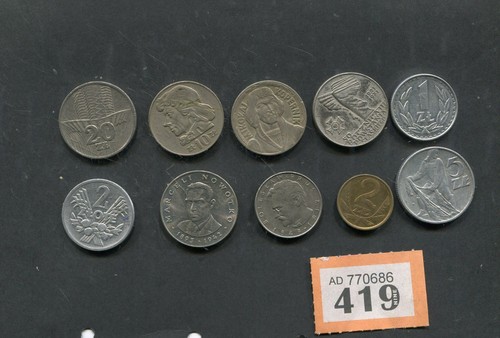Lot coins of poland - coins,