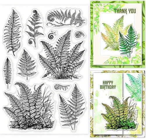 Clear stamps leaves - stamps,