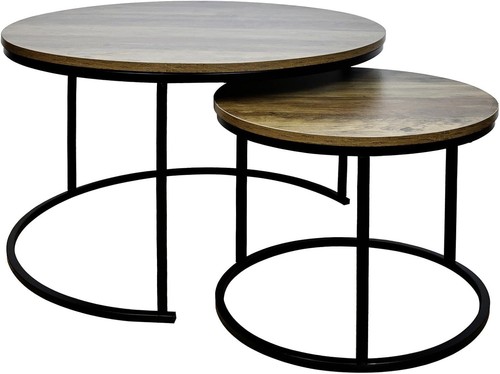 Round nesting coffee - round, set