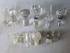 Lot of TWELVE Vintage Glass