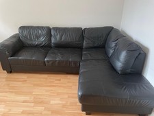 Black Leather Sofa