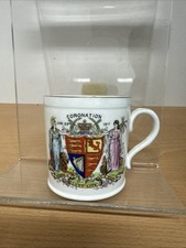 Commemorative Mug Coronation King George V & Queen Mary 1911 SHELLEY Late Foley