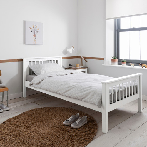 Hampshire single bed white - single,