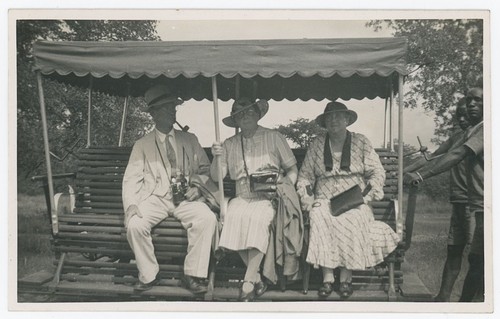 1936 rppc postcard south - rppc,