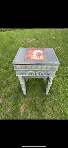 Dressing table with mirror - dressing,