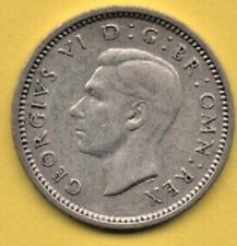 1937 1942 Three Pences 3D 50%