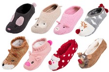 Ladies Christmas Slipper Socks