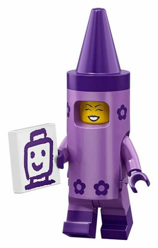 Lego movie minifigure crayon - lego,