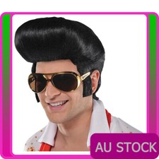 Elvis Presley Black Wigs Rock