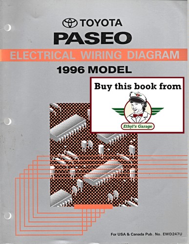 1996 toyota paseo factory - factory, oem