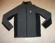 Spyder Fleece Jacket Grey Full Zip Size M