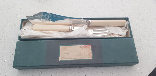 Pair vintage antiquw - of, /