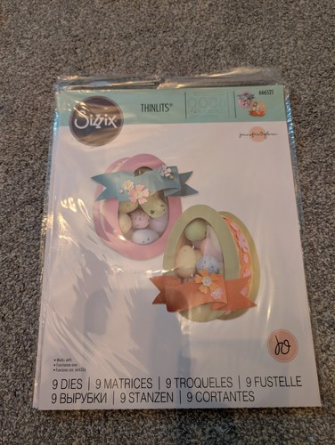 Sizzix thinlits easter egg - thinlits, box