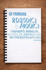 Yamaha rd250 rd400 owners - c,
