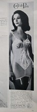 1963 Womens Corde De Parie Corselette Give & Take feature Vintage Girdle bra Ad 