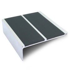 Aluminium Anti Slip Stair Nosing For Carpet Tiles 90mm x 32mm x 1500mm unused 