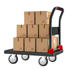 400kg Heavy Duty Folding Platform Trolley Hand Truck Cart Sack Flat Bed Pulley