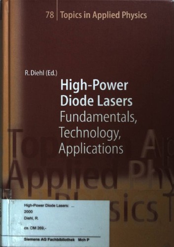 High power diode lasers - ,