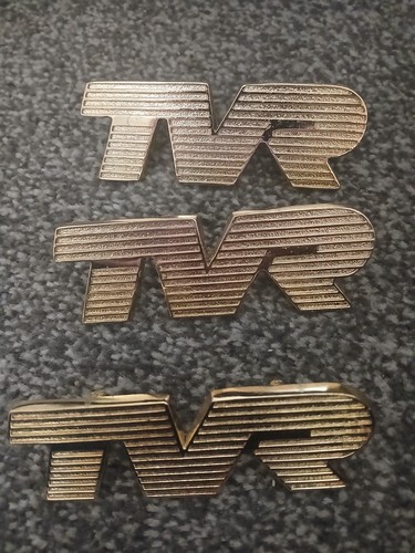 Tvr bonnet badge - tvr,