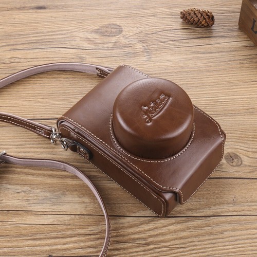 Handmade leather camera - handmade,