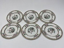 6 x Wedgwood & Co 7" Duchess 'Indian Tree' Plates England 7-62 by Enock Wedgwood