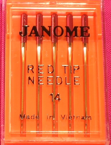 Red tip janome - red, sewing