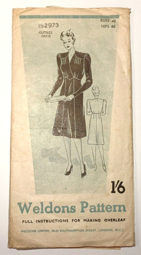 Vintage 1940s dress - vintage,