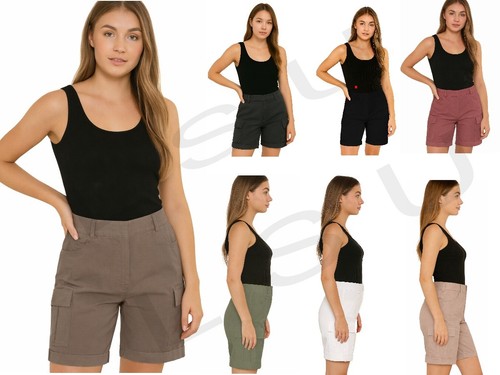 Ladies cargo shorts pull - ladies,