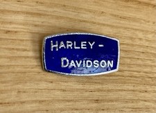 Vintage Harley Davidson Enamel Pin Lapel Badge 1970s. Biker Motorcycle