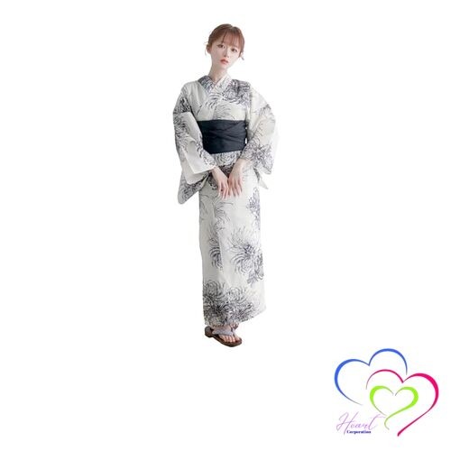 Yukata set unusual weave - yukata,