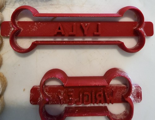 Personalized dog bone cookie - personalized,