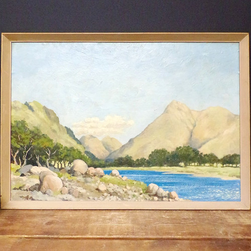 Original landscape oil - landscape,