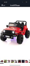 COSTWAY 24v Childrens Two-Seat Electric Ride On Truck with Remote Control