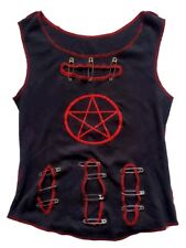 SISTERS OF MERCY Womens Vest T Top Tshirt Vintage 80's Size S Handmade In Uk 