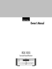 Rotel RSX-1055 Surround