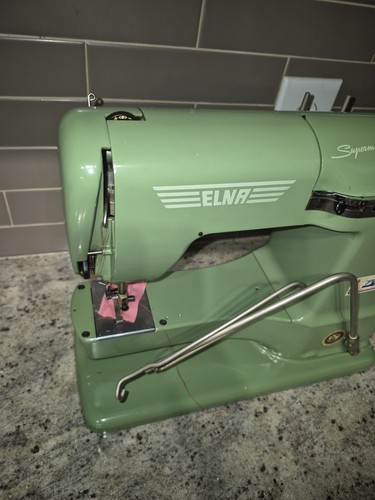 Vintage elna supermatic green - supermatic,