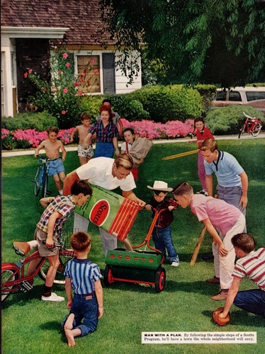 Vintage scotts lawn - vintage,