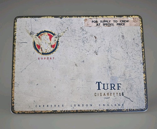 Vintage cigarette tin carreras - vintage,