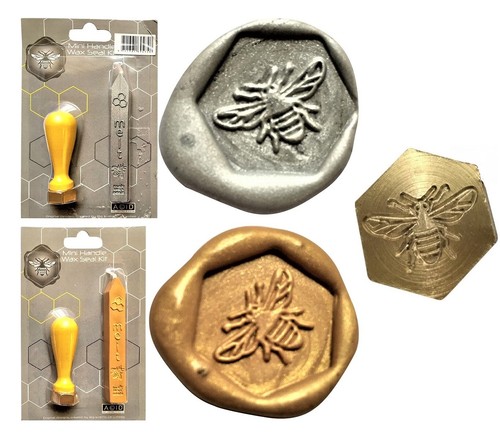 Wax sealing hexagonal bumble - wax,
