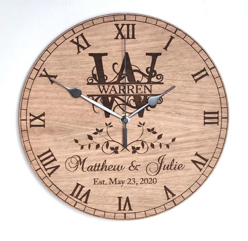 Personalised oak wooden wall - personalised,