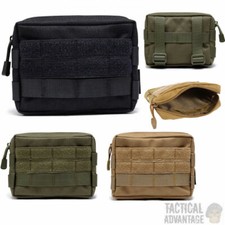 Molle Waterproof Tactical Utility Tool Admin Belt Pouch Army Airsoft Webbing UK