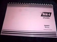 BSA DANDY SCOOTER PARTS BOOK