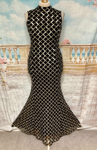 Quiz black gold sequin - gold,