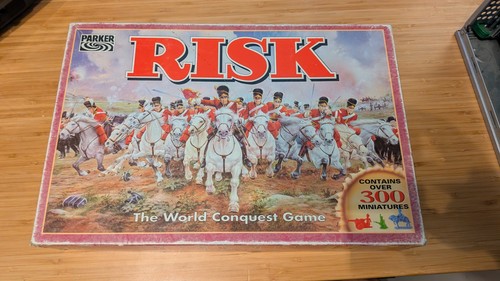 Vintage 1996 risk parker board - vintage,