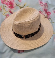 Ladies Sun Hat Straw Trilby