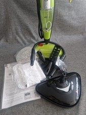 Steam Mop H2O HD 8-in-1 Dual Buffer Upright Handheld Cleaner Carpet Oven Car Kit