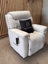 La-Z-Boy Armchair,  Staten Lift & Rise & Power Recliner, Fabric, Silver